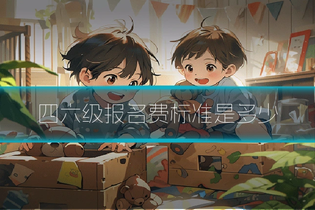 四六级报名费标准是多少