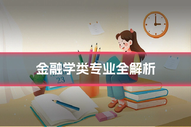 金融学类专业全解析