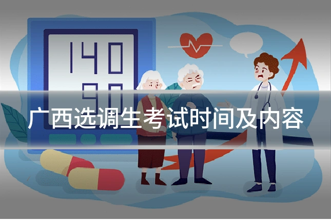广西选调生考试时间及内容