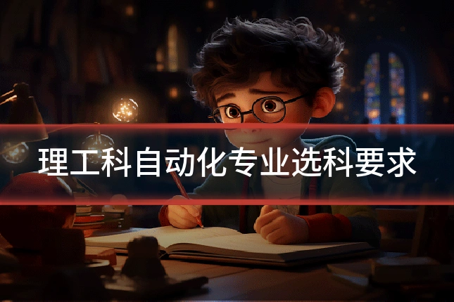 理工科自动化专业选科要求