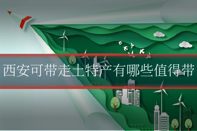 西安可带走土特产有哪些值得带
