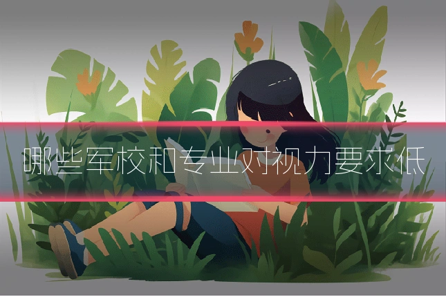 哪些军校和专业对视力要求低