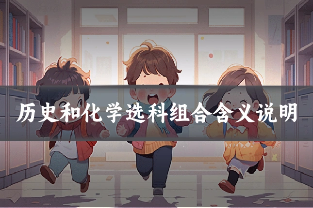 历史和化学选科组合含义说明
