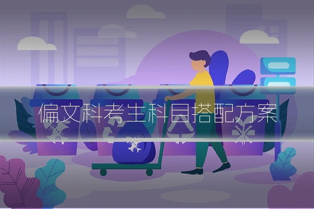 偏文科考生科目搭配方案