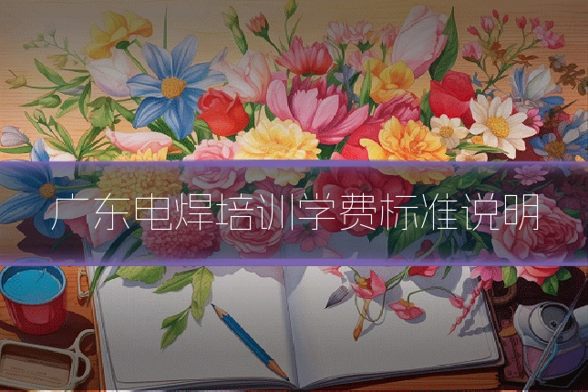 广东电焊培训学费标准说明