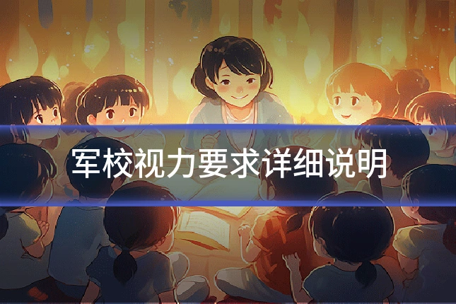 军校视力要求详细说明