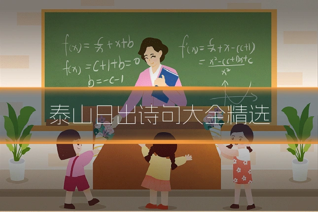 泰山日出诗句大全精选