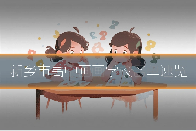 新乡市高中画画学校名单速览