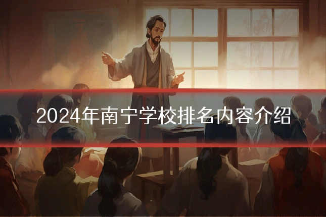 2024年南宁学校排名内容介绍