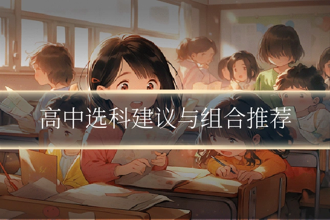 高中选科建议与组合推荐