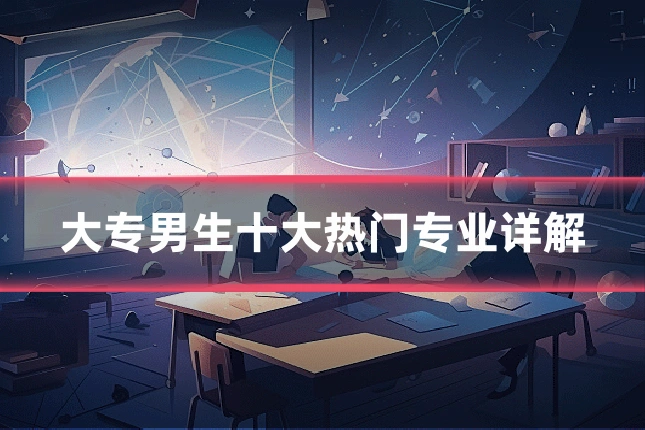 大专男生十大热门专业详解