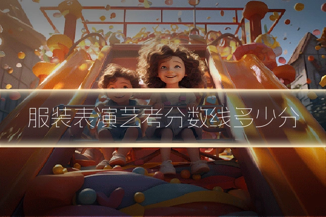 服装表演艺考分数线多少分