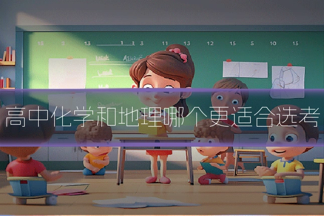 高中化学和地理哪个更适合选考