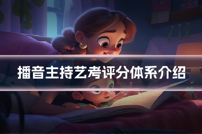 播音主持艺考评分体系介绍