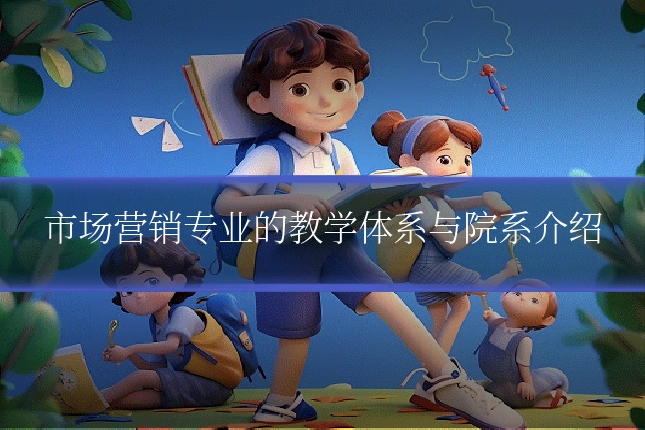 市场营销专业的教学体系与院系介绍
