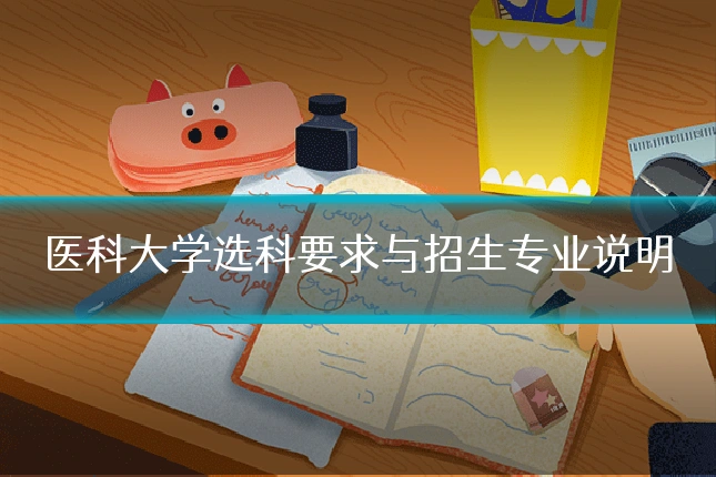 医科大学选科要求与招生专业说明
