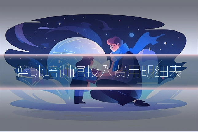 篮球培训馆投入费用明细表