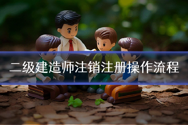 二级建造师注销注册操作流程