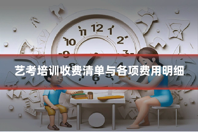 艺考培训收费清单与各项费用明细