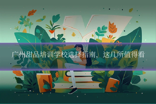 广州甜品培训学校选择指南，这几所值得看