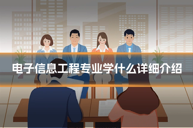 电子信息工程专业学什么详细介绍