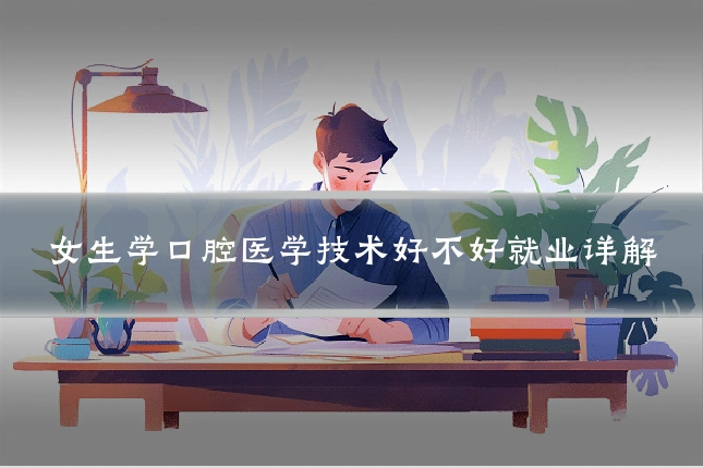 女生学口腔医学技术好不好就业详解