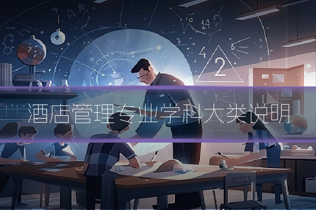 酒店管理专业学科大类说明
