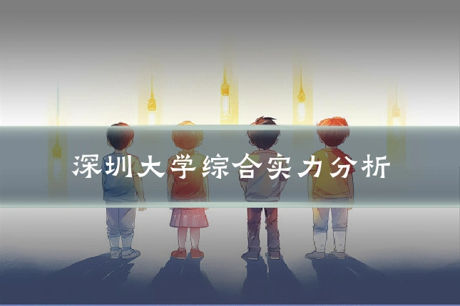深圳大学综合实力分析