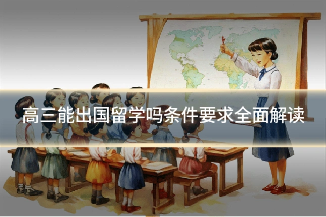 高三能出国留学吗条件要求全面解读