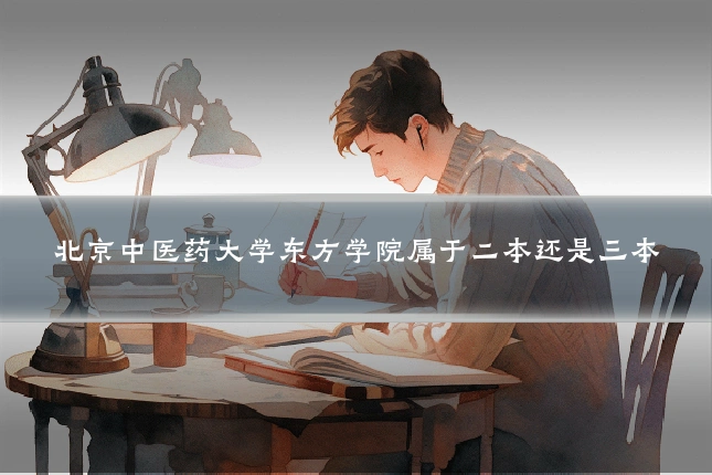 北京中医药大学东方学院属于二本还是三本