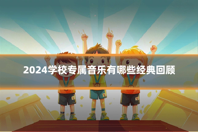 2024学校专属音乐有哪些经典回顾