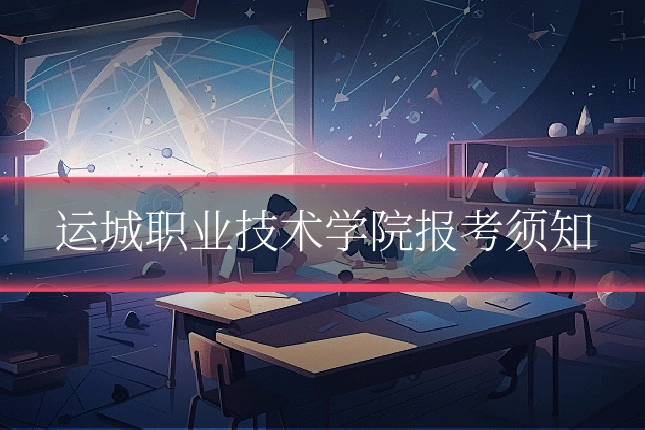 运城职业技术学院报考须知