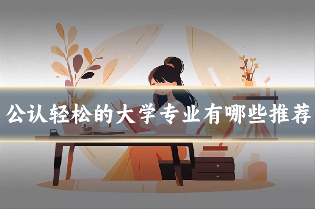公认轻松的大学专业有哪些推荐