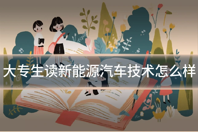 大专生读新能源汽车技术怎么样