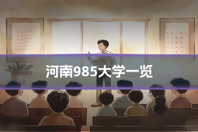 河南985大学一览