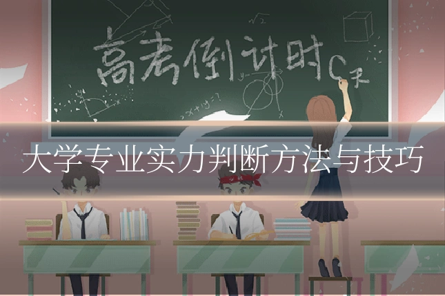 大学专业实力判断方法与技巧