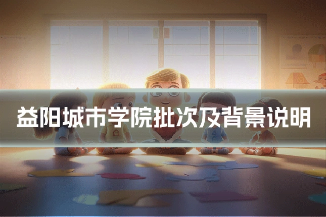 益阳城市学院批次及背景说明