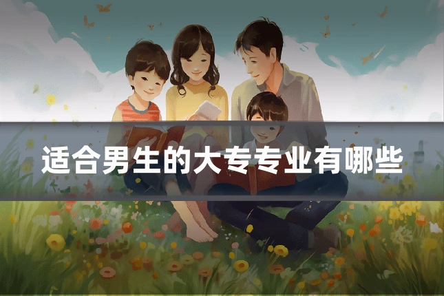 适合男生的大专专业有哪些