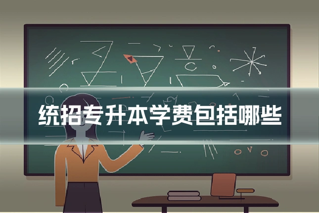 统招专升本学费包括哪些
