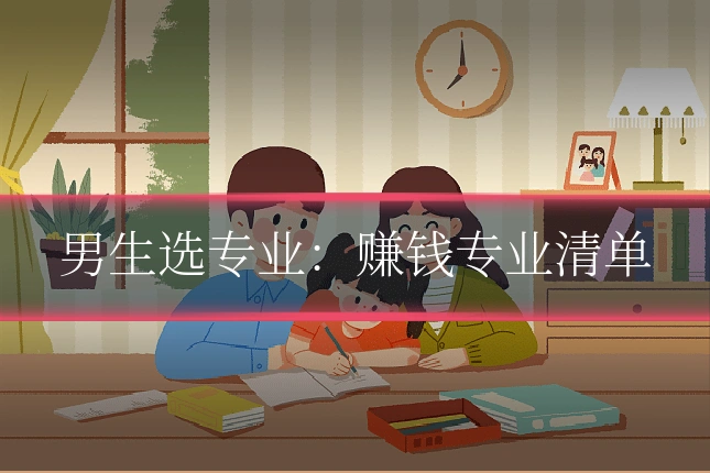 男生选专业：赚钱专业清单
