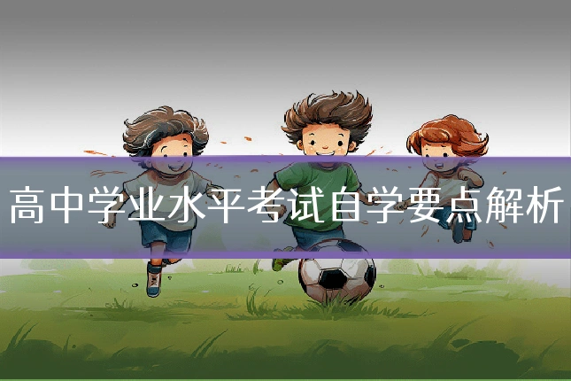 高中学业水平考试自学要点解析