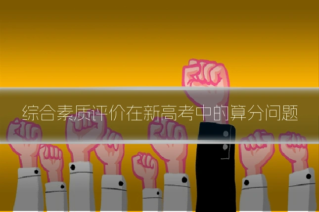 综合素质评价在新高考中的算分问题