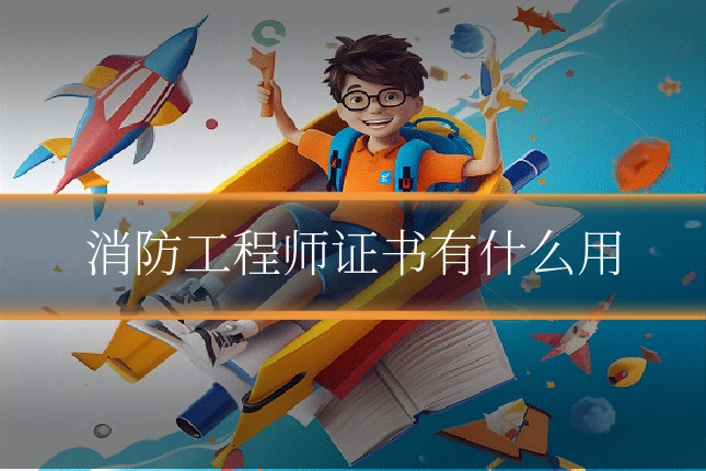 消防工程师证书有什么用