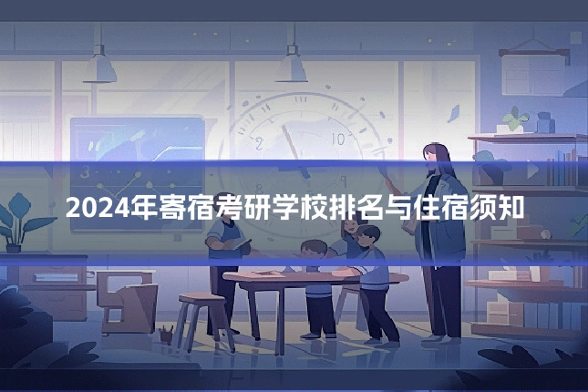 2024年寄宿考研学校排名与住宿须知