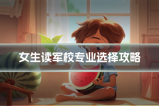 女生读军校专业选择攻略
