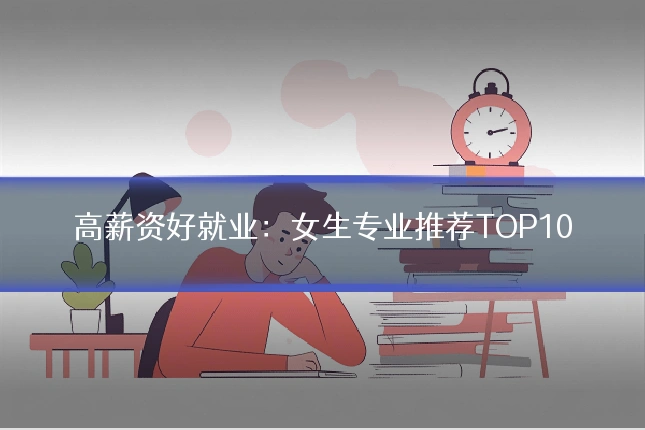 高薪资好就业：女生专业推荐TOP10