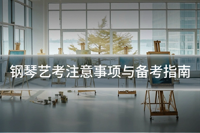 钢琴艺考注意事项与备考指南
