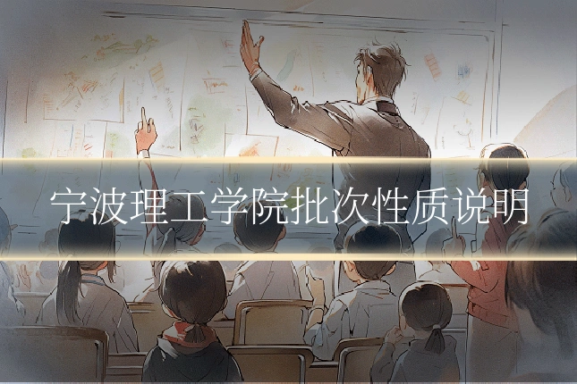 宁波理工学院批次性质说明