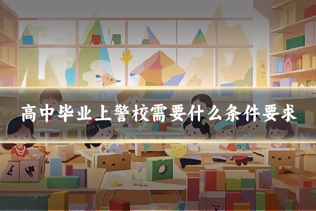 高中毕业上警校需要什么条件要求