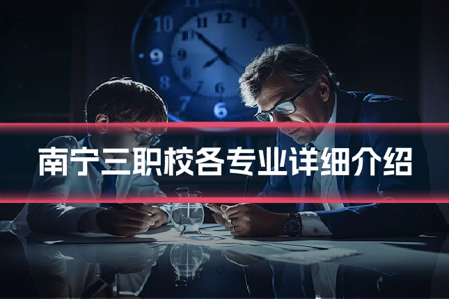 南宁三职校各专业详细介绍